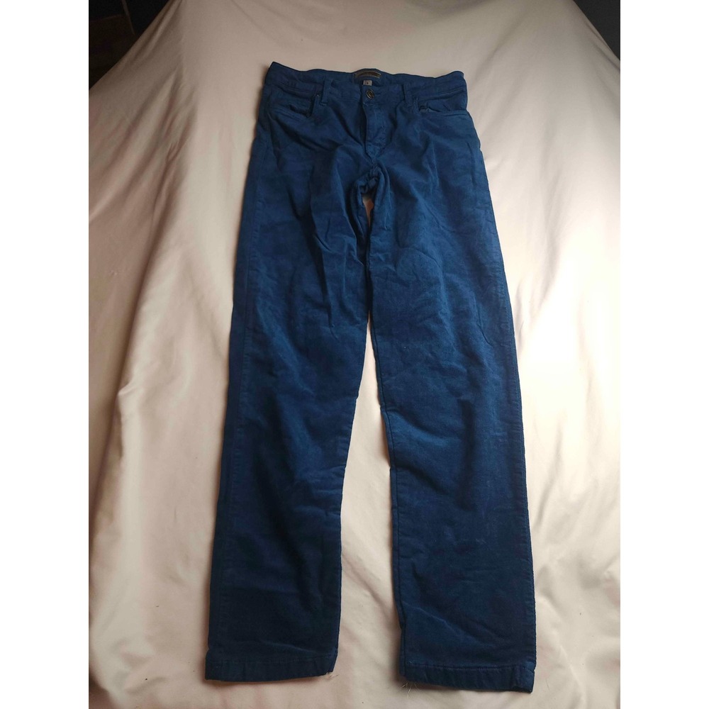 KUT from the Kloth Wide Leg Jeans Womens 6 Blue High Rise Cotton Blend Normcore